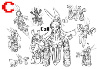 Illustration for article titled One Of These Will Be Mighty No. 9's Heroine. You Decide.